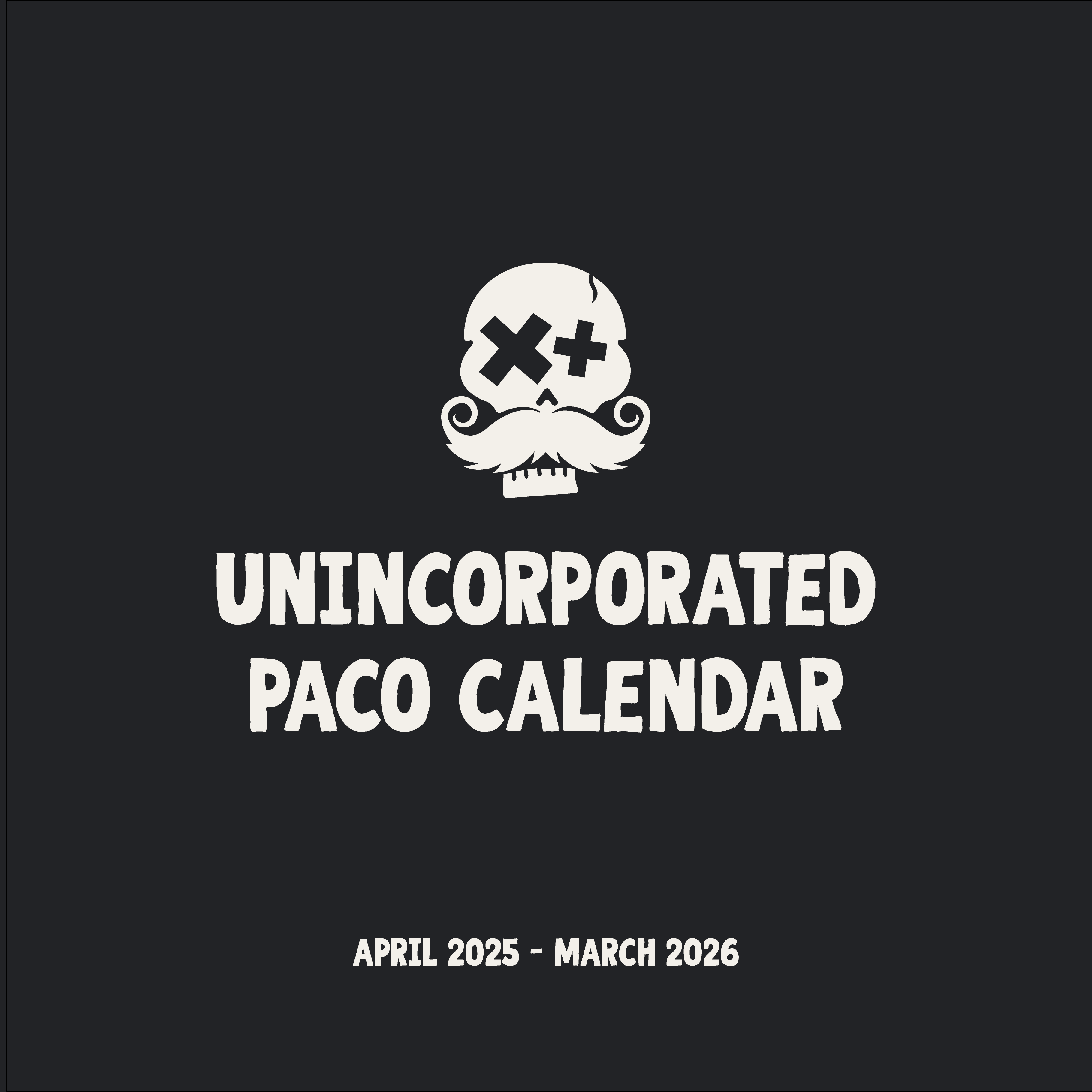 Paco Calendar Apr 25 – Mar 26