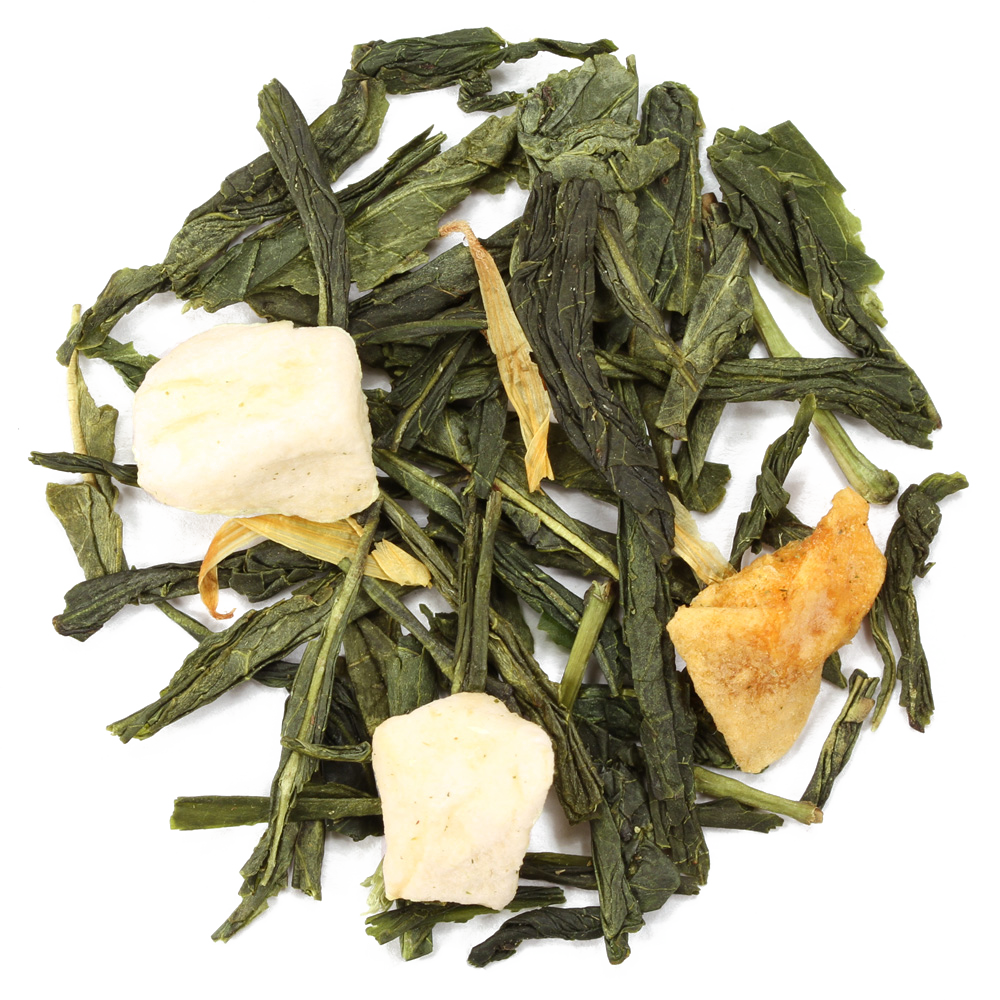 Sweet Green Mango tea — Zhejiang green tea with mango pieces